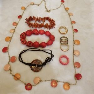 3 for $15 Bundle of jewelry oranges